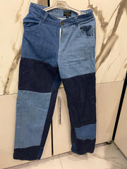 Yara patched denim jeans