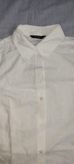 White Cotton Button Down Shirt
