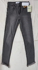 MNG Gray Crop Skinny Jeans (tagged brand new)
