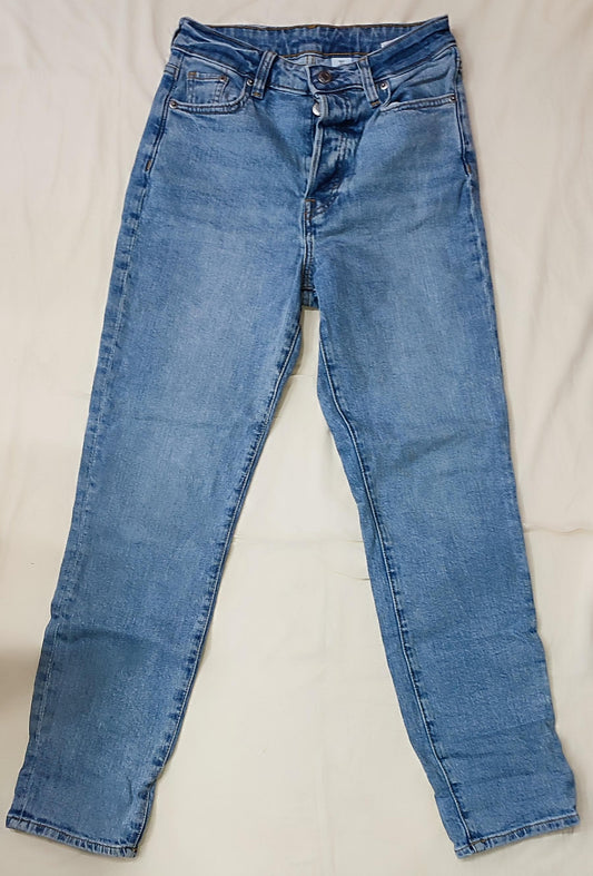 Brand  "Denim" mom jeans ultra high waist