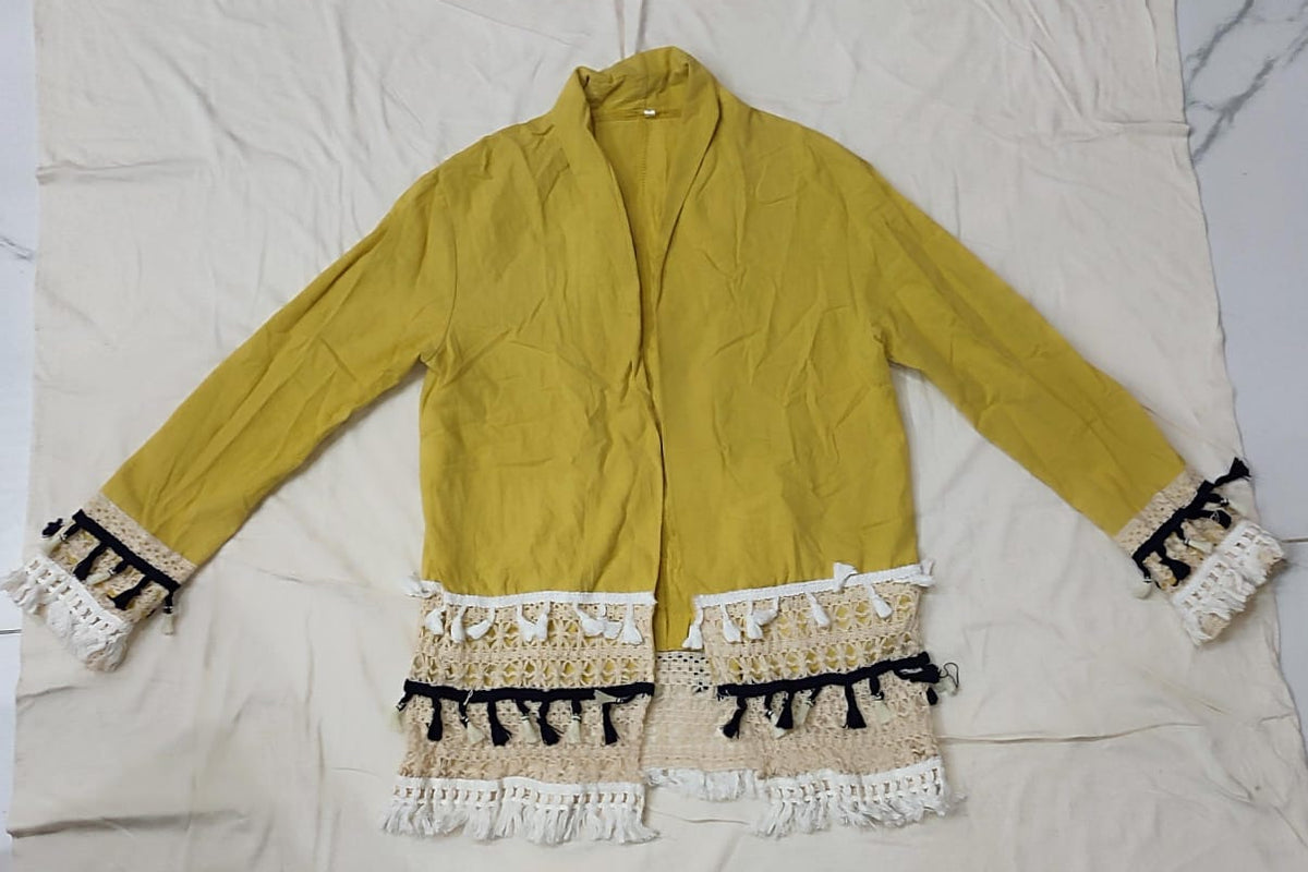 Yellow Open coat