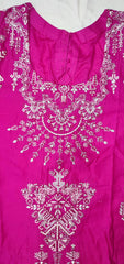 Festive Embroidered Pink Kameez Dupatta two-piece