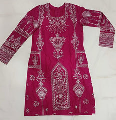 Festive Embroidered Pink Kameez Dupatta two-piece