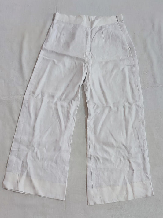 Plain White Trousers